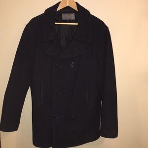 Old navy pea coat (soft brushed)
